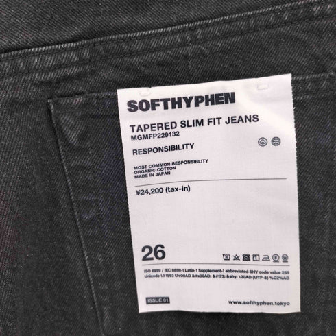 SOFTHYPHEN TAPERED SLIM FIT JEANS レディース 26