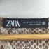 ザラ ZARA パイソン柄ティアードワンピース レディース import:M