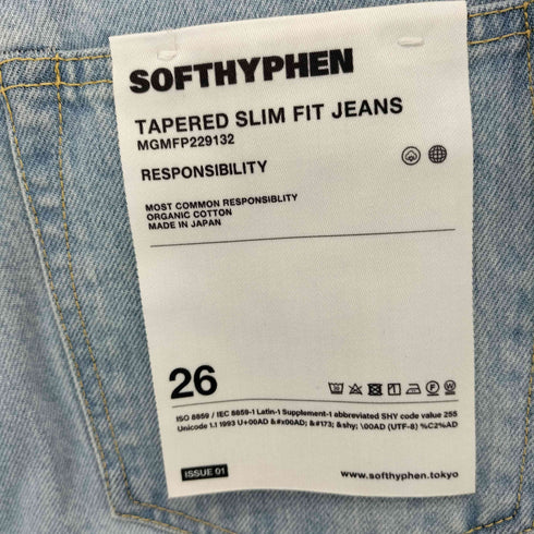 SOFTHYPHEN TAPERED SLIM FIT JEANS レディース 26
