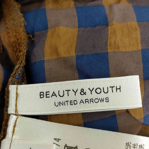 ビューティーアンドユースユナイテッドアローズ BEAUTY & YOUTH UNITED ARROWS ギンガムチェックイージーパンツ -ウォッシャブル- レディース JPN:S