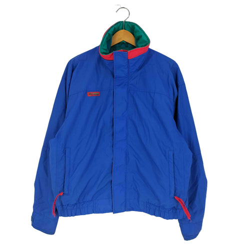 コロンビア Columbia 80-90s RADIAL SLEEVE ハイネック ナイロンジャケット メンズ import:M