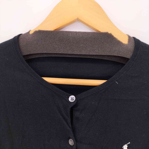 ラルフローレン RALPH LAUREN ポニー刺繍 コットン フリル カーディガン レディース 5f