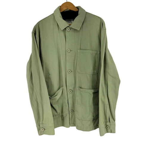 ザラ ZARA コットンカバーオール レディース import:L