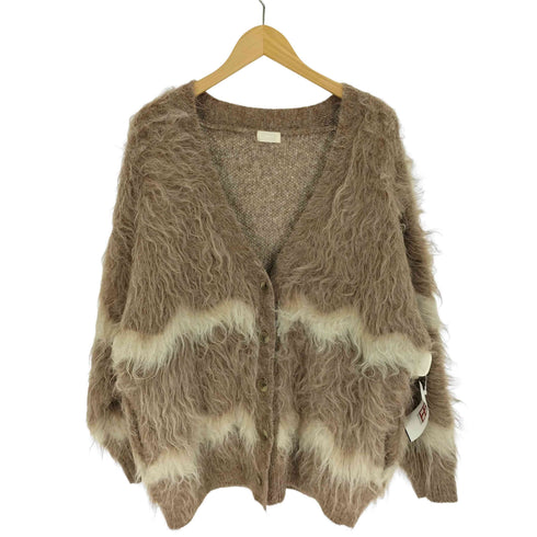 ollun オルン naminami shaggy knit cardigan ナミナミ シャギー ニット カーディガン レディース F