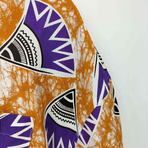 ミスタージェントルマン MISTERGENTLEMAN ORANGE レーヨン Vネック カットソー メンズ JPN:XL