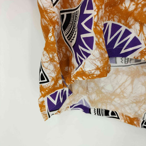 ミスタージェントルマン MISTERGENTLEMAN ORANGE レーヨン Vネック カットソー メンズ JPN:XL