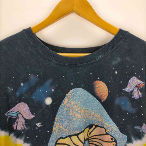リキッドブルー LIQUID BLUE LIQUID BLUE タイダイキノコ宇宙Tシャツ メンズ 2XL