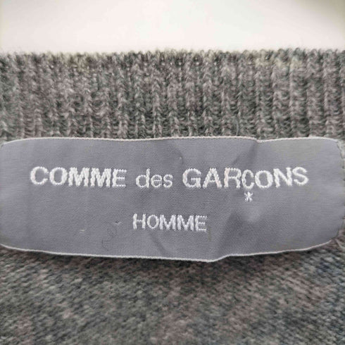 コムデギャルソンオム COMME des GARCONS HOMME AD2003 プリント加工 アニマル 総柄 ウール ナイロン ニット セーター メンズ