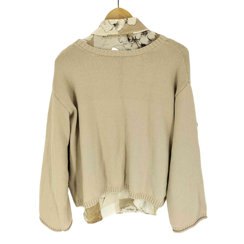 アメリ AMERI 21SS 2WAY HOLLY SHIRT SET CRACK KNIT ホリー シャツ セット クラック ニット レディース F