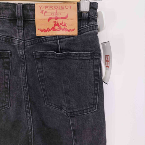 ワイプロジェクト Y/PROJECT 22S TRUMPET SLIM JEANS トランペット スリム ジーンズ レディース EUR:38