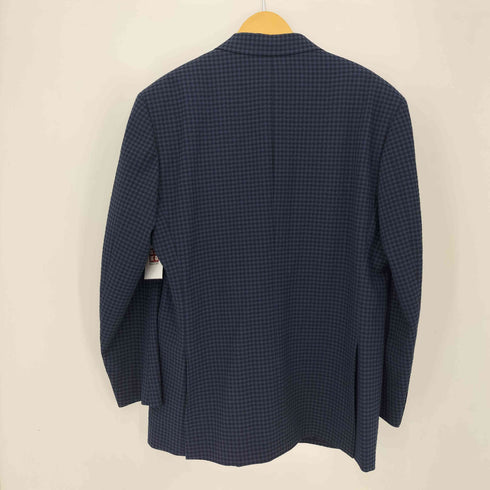 ミスタージェントルマン MISTERGENTLEMAN ESSENTIAL シアサッカー ギンガムチェック ダブルテーラードジャケット メンズ JPN:XXL
