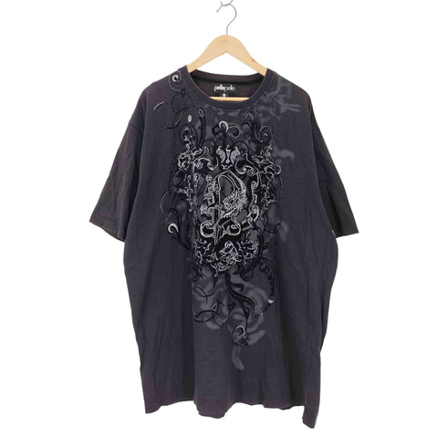 ペレペレ pelle pelle プリントクルーネックTシャツ B系 メンズ 3XL