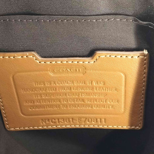 コーチ COACH レザースリングボディバッグ メンズ ONE SIZE