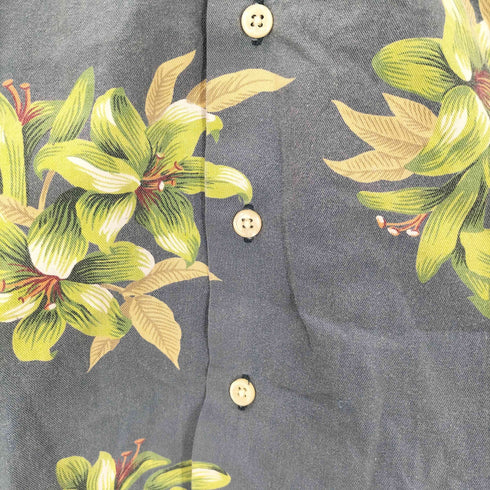ポロバイラルフローレン Polo by RALPH LAUREN 90S CLAYTON 開襟アロハシャツ メンズ JPN:L