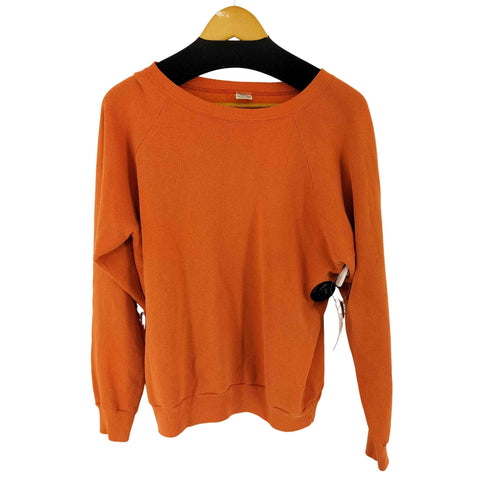 チャンピオン Champion 80S USA製 トリコタグ 無地スウェット メンズ import:XL