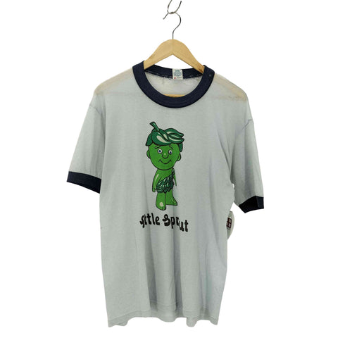 ソフェシャツ SOFFE SHIRTS 80S 染み込みプリント リンガーTシャツ メンズ JPN:M