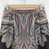 エトロ ETRO ペイズリー 総柄 ひざ丈ウールスカート レディース JPN:38