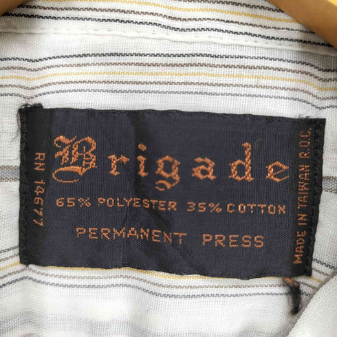 BRIDGADE 70S~ ストライプシャツ メンズ 15 34-35