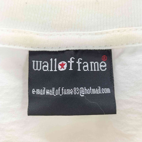 ウォールオブフェイム wall of fame バンドプリントクルーネックTシャツ メンズ