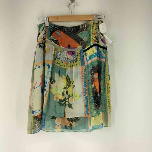 エトロ ETRO 総柄シルクスカート レディース JPN:40