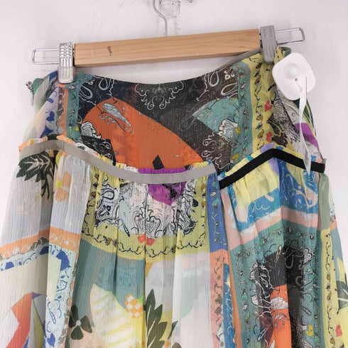 エトロ ETRO 総柄シルクスカート レディース JPN:40