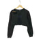 ヨウジヤマモト Yohji Yamamoto ロゴ刺しゅうクルーネッククロップドトップス レディース JPN:L