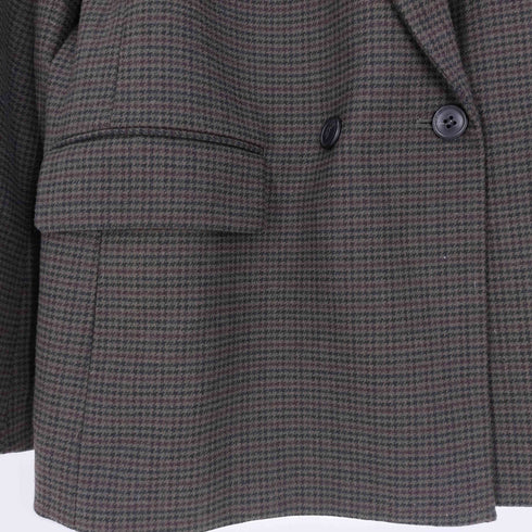 ユニクロ UNIQLO ダブルジャケット チドリ レディース JPN:M