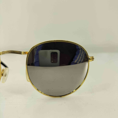 レイバン Ray-Ban ミラーレンズ ゴールド フレーム ボストン サングラス メンズ