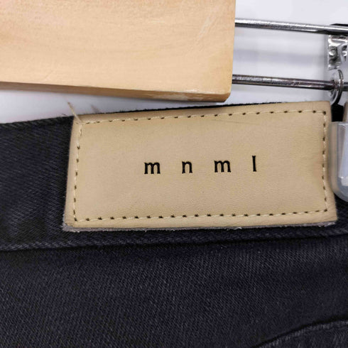 ミニマル mnml サイドジップ ライン スキニーデニムパンツ メンズ 32