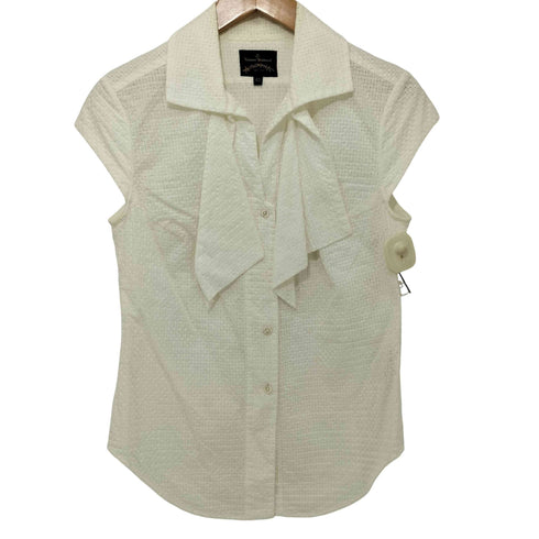 ヴィヴィアンウエストウッド アングロマニア Vivienne Westwood ANGLOMANIA ボウタイ ノースリーブブラウス レディース 40