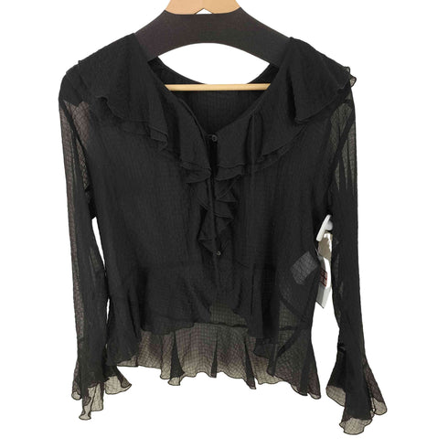 レイビームス Ray BEAMS シアーラッフルブラウス レディース