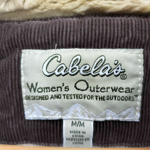 カベラス Cabela's 裏地ファーコーデュロイトラッカーベスト レディース M