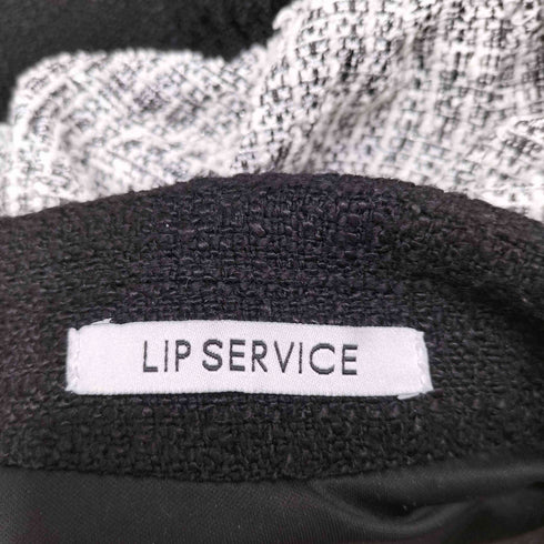 リップサービス LIP SERVICE フロントZIPツイードワンピース レディース JPN:S