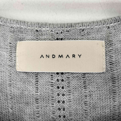 AND MARY Hana knit mini dress レディース FREE