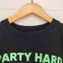 XANTHOUS T.C. PARTY HARD ガールプリント 半袖Tシャツ カットソー Y2K メンズ JPN:M