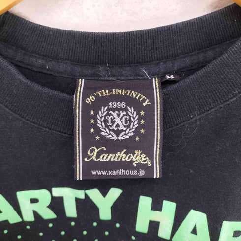 XANTHOUS T.C. PARTY HARD ガールプリント 半袖Tシャツ カットソー Y2K メンズ JPN:M