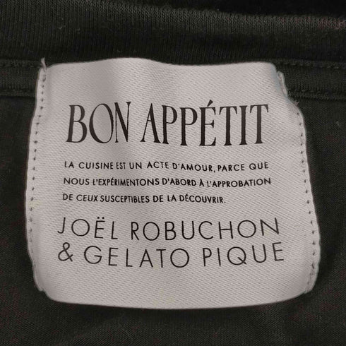 ジェラートピケオム Gelato Pique Homme JOEL ROBUCHON ワンポイントロンT メンズ JPN:M