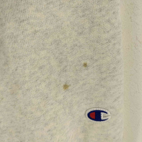 チャンピオン Champion 別注 reverse weave キャラクタープリント クルーネックスウェット メンズ LARGE