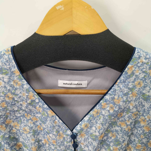 ナチュラルクチュール natural couture L/S 花柄ワンピース レディース