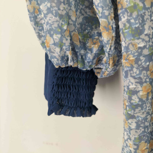 ナチュラルクチュール natural couture L/S 花柄ワンピース レディース