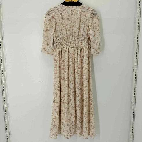 ナチュラルクチュール natural couture L/S 総柄ワンピース レディース