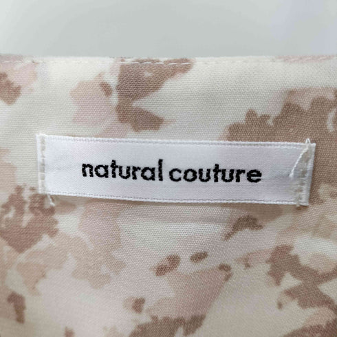 ナチュラルクチュール natural couture L/S 総柄ワンピース レディース