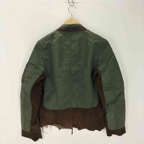 タカヒロミヤシタザソロイスト TAKAHIRO MIYASHITA The SoloIst. Retro Flight Jacket スウェード切替 レトロフライトジャケット メンズ JPN:46