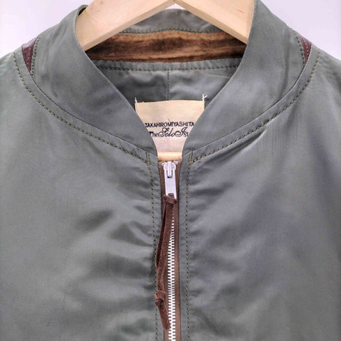タカヒロミヤシタザソロイスト TAKAHIRO MIYASHITA The SoloIst. Retro Flight Jacket スウェード切替 レトロフライトジャケット メンズ JPN:46