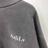 AZLILV フェード加工 ラインストーンデザインパーカー メンズ import:L