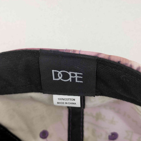 ドープ DOPE 総柄6パネルキャップ メンズ