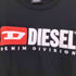 ディーゼル DIESEL フロントロゴパッチ クルーネック 半袖Tシャツ カットソー メンズ JPN:XS