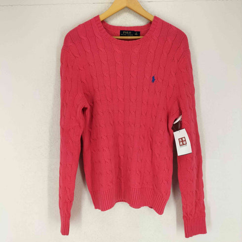 ポロラルフローレン POLO RALPH LAUREN ワンポイント ポニー刺繍 コットンニットセーター メンズ JPN:M
