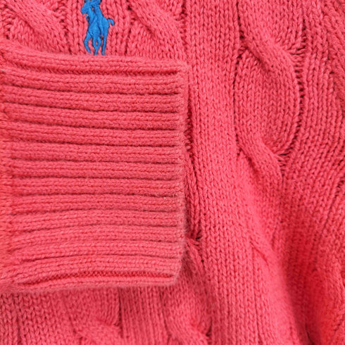 ポロラルフローレン POLO RALPH LAUREN ワンポイント ポニー刺繍 コットンニットセーター メンズ JPN:M