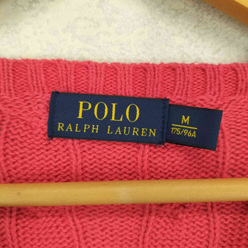ポロラルフローレン POLO RALPH LAUREN ワンポイント ポニー刺繍 コットンニットセーター メンズ JPN:M